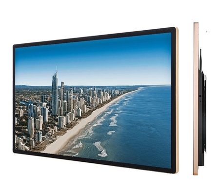 Ο τοίχος τοποθετεί τη διαλογική επίδειξη οθόνης αφής LCD 55Inch 65Inch