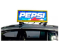 Τηλεχειρισμού πλαισιωμένη διπλάσιο Fullcolor σημαδιών διαφήμιση οθόνης ταξί οδηγημένη κορυφή αδιάβροχη
