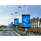 Επίδειξη των ελαφριών Πολωνού οδηγήσεων ακρών του δρόμου, υπαίθριος οδηγημένος πίνακας διαφημίσεων P4