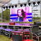 Outdoor P3.91 P4.81 LED Video Wall 500x500 Alumnim And Iron Cabinet