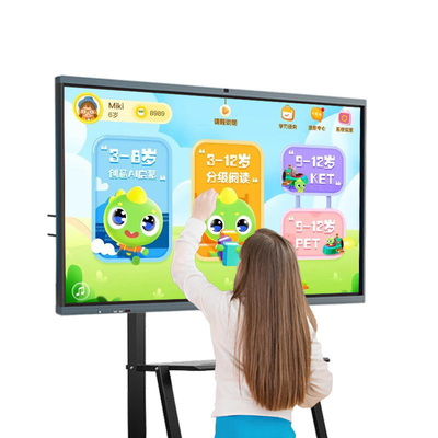 Έξυπνη αφή διαλογικό Whiteboard LCD 65 75 86 οθόνη 100 ίντσας