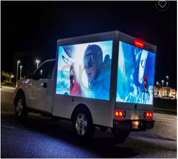 Πολλαπλών λειτουργιών Van Outdoor Mobile Billboard LED όχημα για διαφήμιση