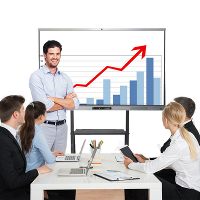 4k οθόνη LCD διαλογικό Whiteboard, ηλεκτρονικός ψηφιακός πίνακας 65 ίντσας τάξεων